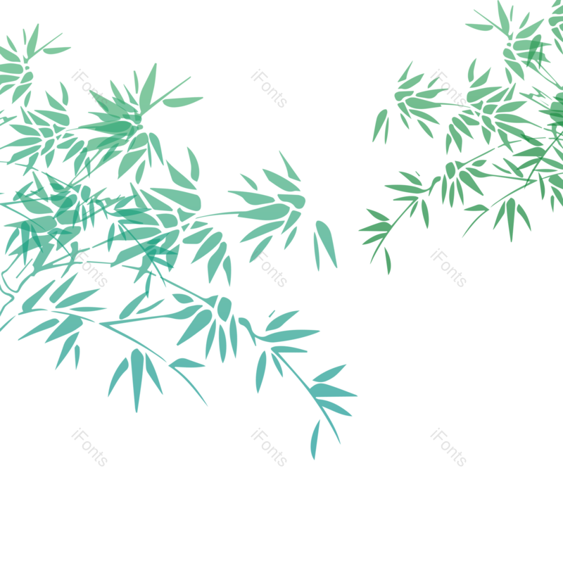 卡通叶子图片,元素,PNG,免抠素材